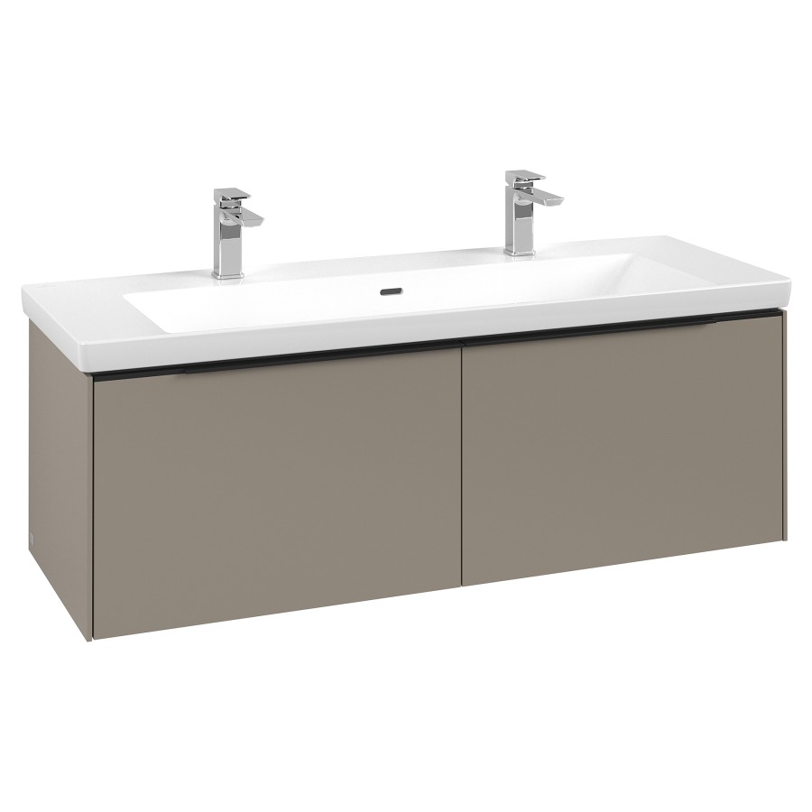 Élément inférieur SUBWAY 3.0
127,2 x 42,9 x 47,8 cm
pour lavabo Subway 3.0 130 cm
élément à 2 tiroirs
avec éclairage LED