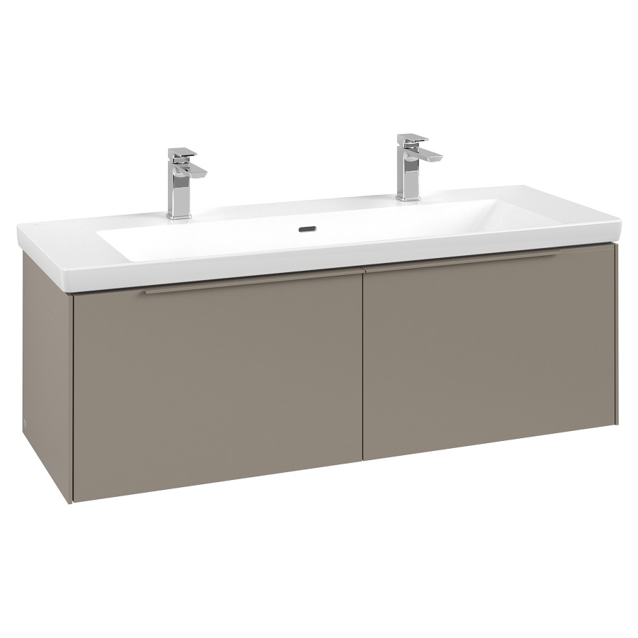 Élément inférieur SUBWAY 3.0
127,2 x 42,9 x 47,8 cm
pour lavabo Subway 3.0 130 cm
élément à 2 tiroirs
avec éclairage LED