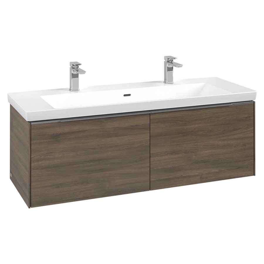 Élément inférieur SUBWAY 3.0
127,2 x 42,9 x 47,8 cm
pour lavabo Subway 3.0 130 cm
élément à 2 tiroirs
avec éclairage LED