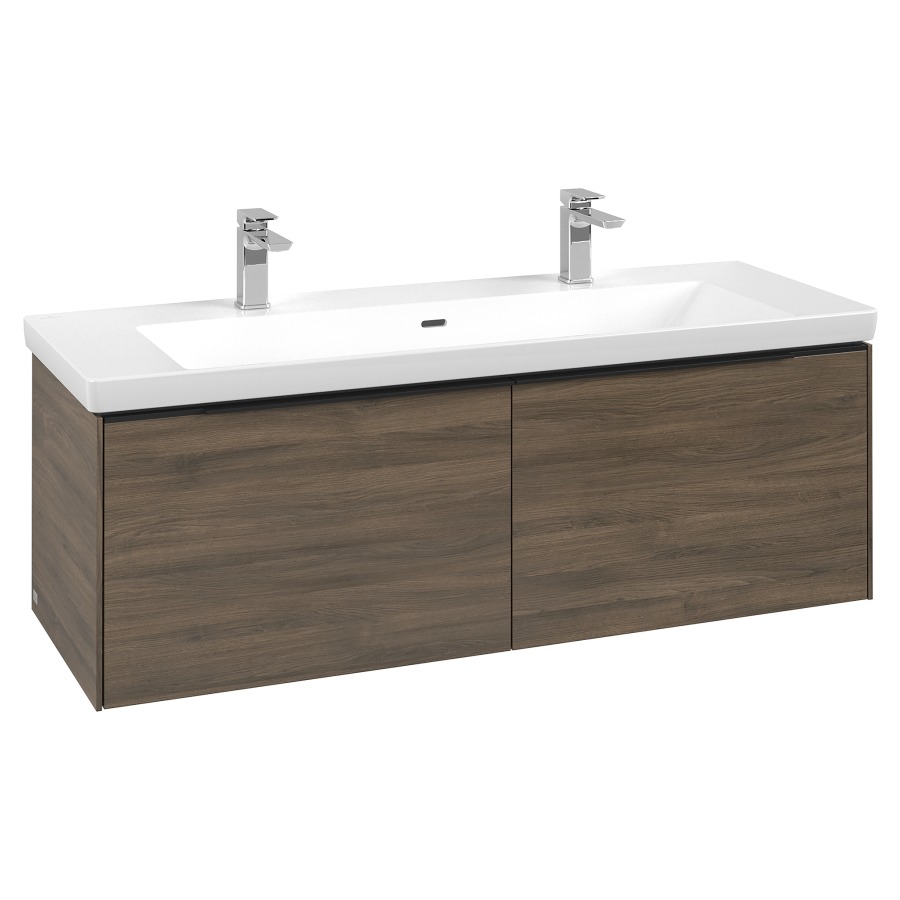 Élément inférieur SUBWAY 3.0
127,2 x 42,9 x 47,8 cm
pour lavabo Subway 3.0 130 cm
élément à 2 tiroirs
avec éclairage LED