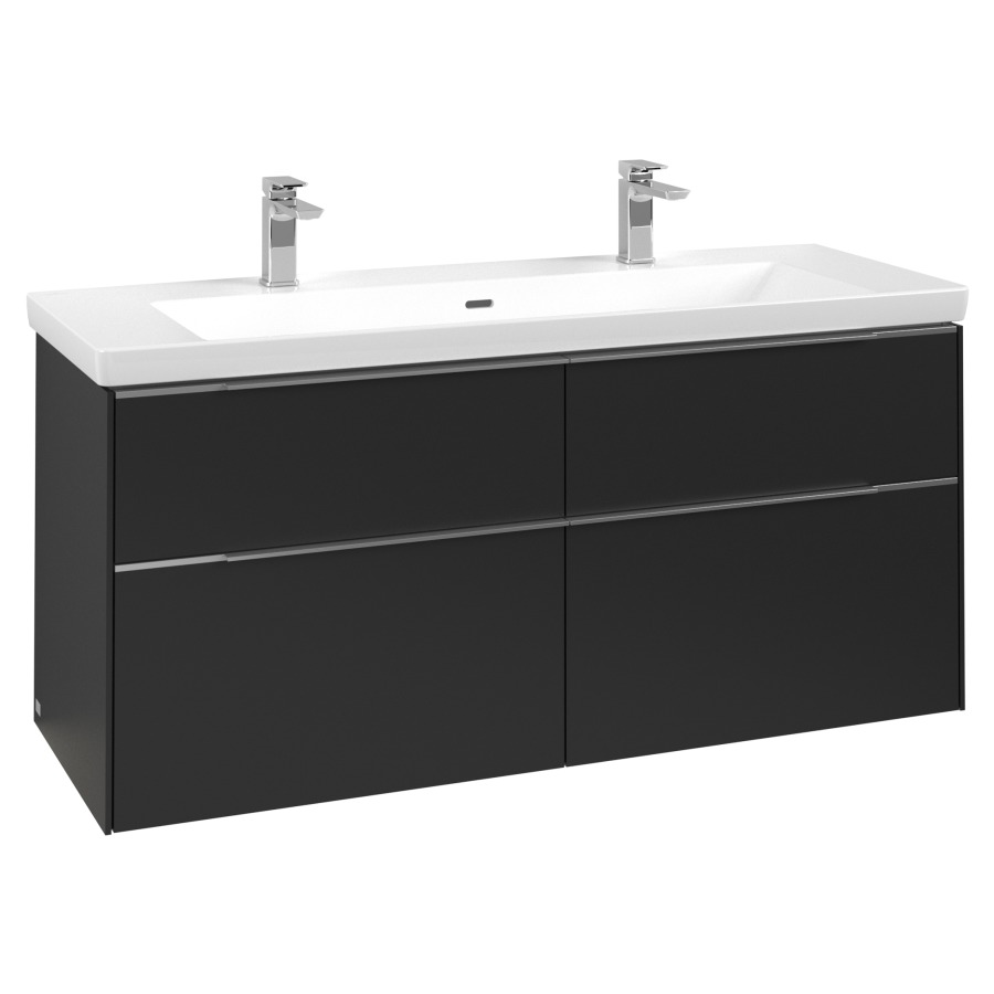 Élément inférieur SUBWAY 3.0
127,2 x 57,6 x 47,8 cm
pour lavabo Subway 3.0 130 cm
2 éléments à chacun 2 tiroirs
avec éclairage LED