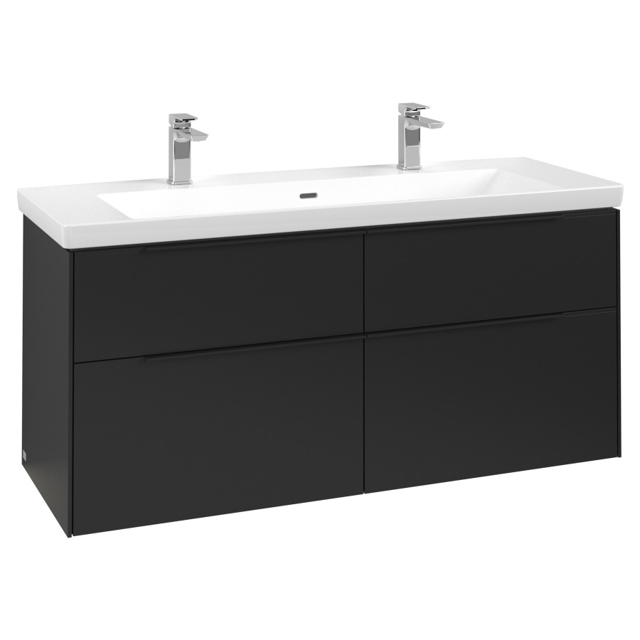 Élément inférieur SUBWAY 3.0
127,2 x 57,6 x 47,8 cm
pour lavabo Subway 3.0 130 cm
2 éléments à chacun 2 tiroirs
avec éclairage LED