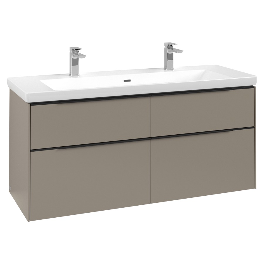 Élément inférieur SUBWAY 3.0
127,2 x 57,6 x 47,8 cm
pour lavabo Subway 3.0 130 cm
2 éléments à chacun 2 tiroirs
avec éclairage LED