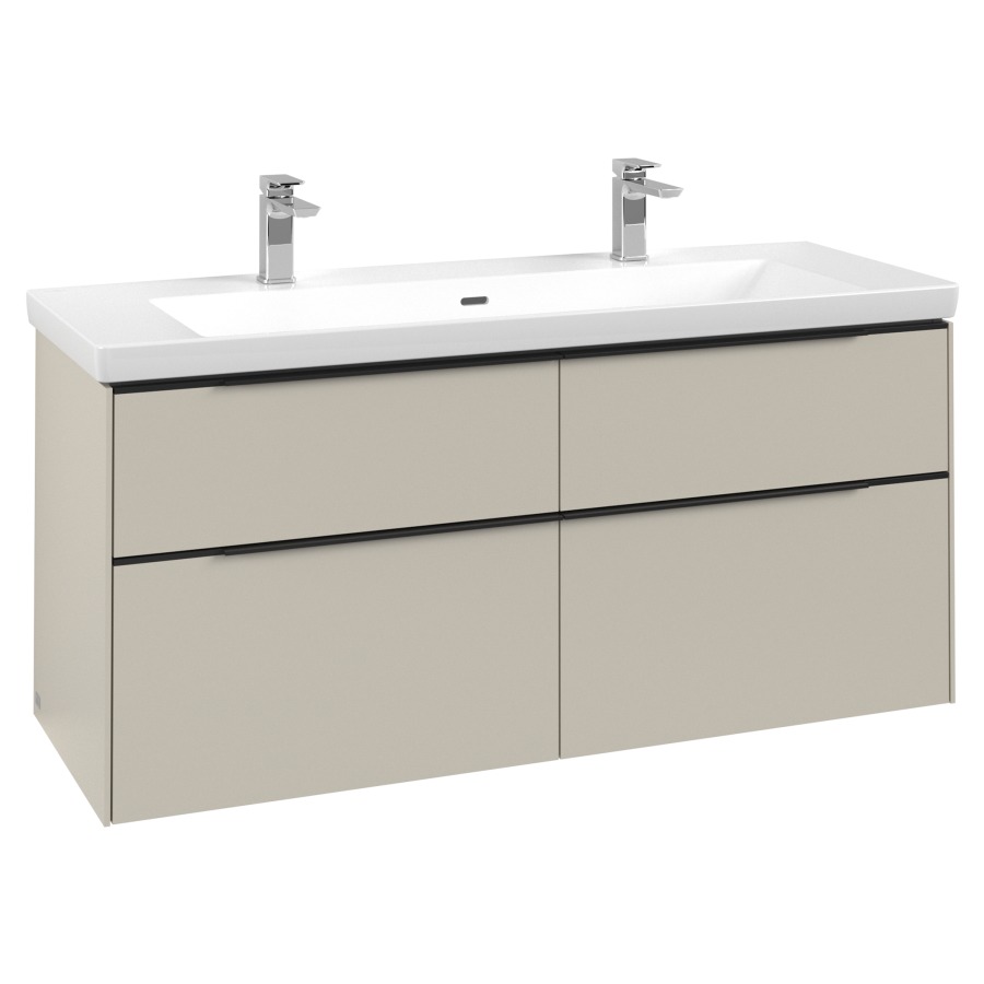 Élément inférieur SUBWAY 3.0
127,2 x 57,6 x 47,8 cm
pour lavabo Subway 3.0 130 cm
2 éléments à chacun 2 tiroirs
avec éclairage LED