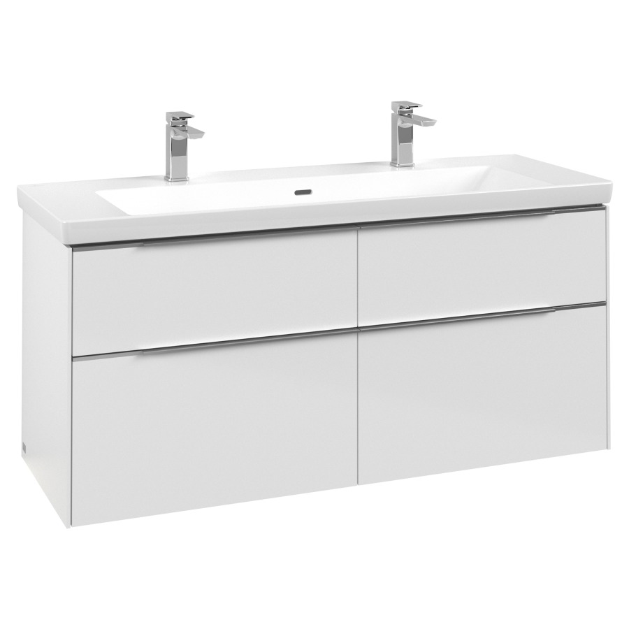 Élément inférieur SUBWAY 3.0
127,2 x 57,6 x 47,8 cm
pour lavabo Subway 3.0 130 cm
2 éléments à chacun 2 tiroirs
avec éclairage LED