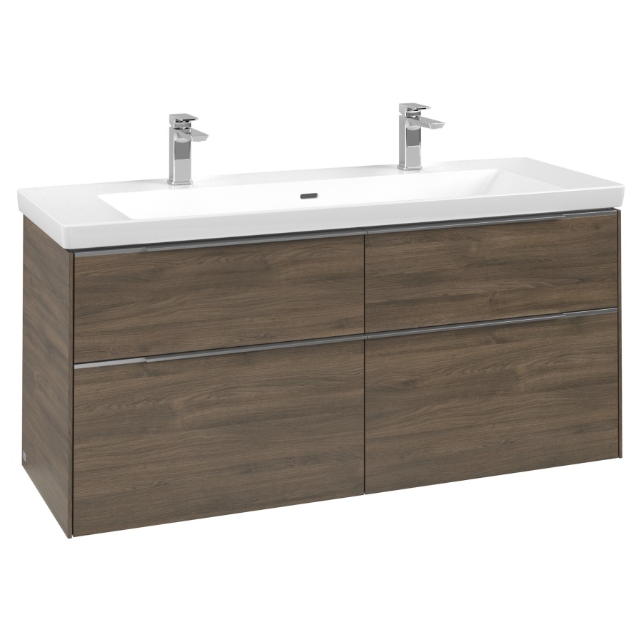 Élément inférieur SUBWAY 3.0
127,2 x 57,6 x 47,8 cm
pour lavabo Subway 3.0 130 cm
2 éléments à chacun 2 tiroirs
avec éclairage LED