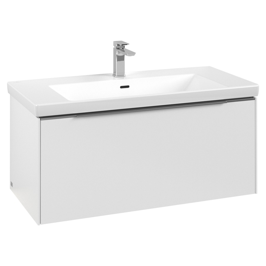 Élément inférieur SUBWAY 3.0
97,3 x 42,9 x 47,8 cm
pour lavabo Subway 3.0 100 cm,
élément à 1 tiroir
avec éclairage LED