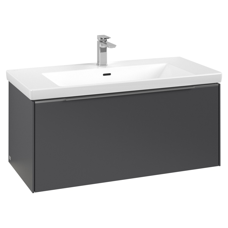 Élément inférieur SUBWAY 3.0
97,3 x 42,9 x 47,8 cm
pour lavabo Subway 3.0 100 cm,
élément à 1 tiroir
avec éclairage LED