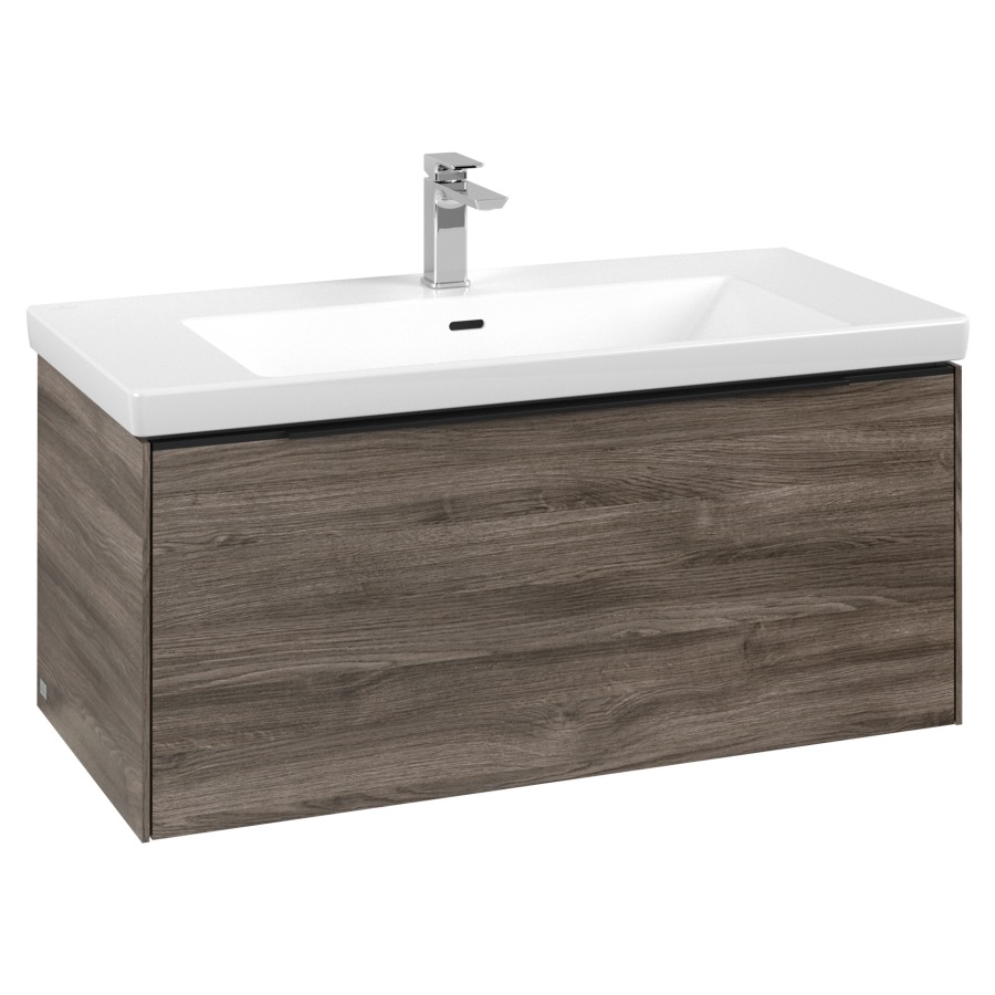 Élément inférieur SUBWAY 3.0
97,3 x 42,9 x 47,8 cm
pour lavabo Subway 3.0 100 cm,
élément à 1 tiroir
avec éclairage LED