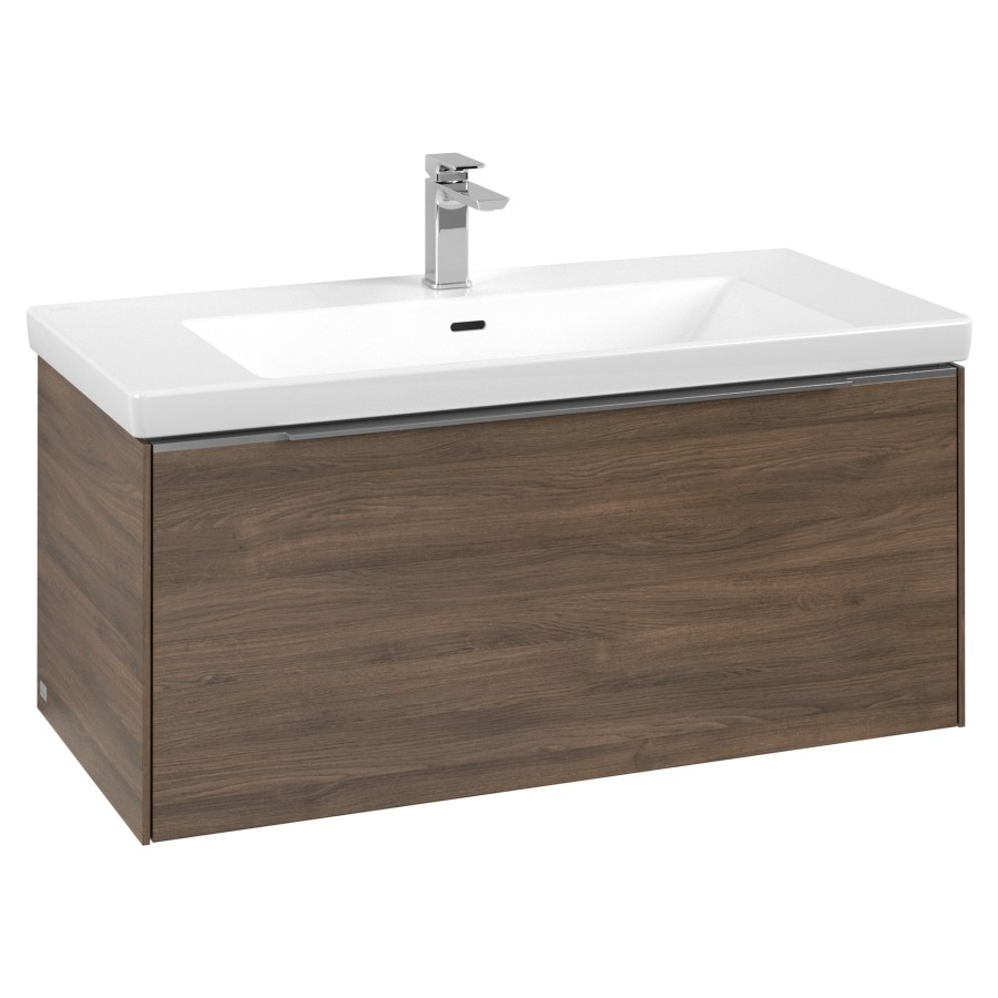 Élément inférieur SUBWAY 3.0
97,3 x 42,9 x 47,8 cm
pour lavabo Subway 3.0 100 cm,
élément à 1 tiroir
avec éclairage LED