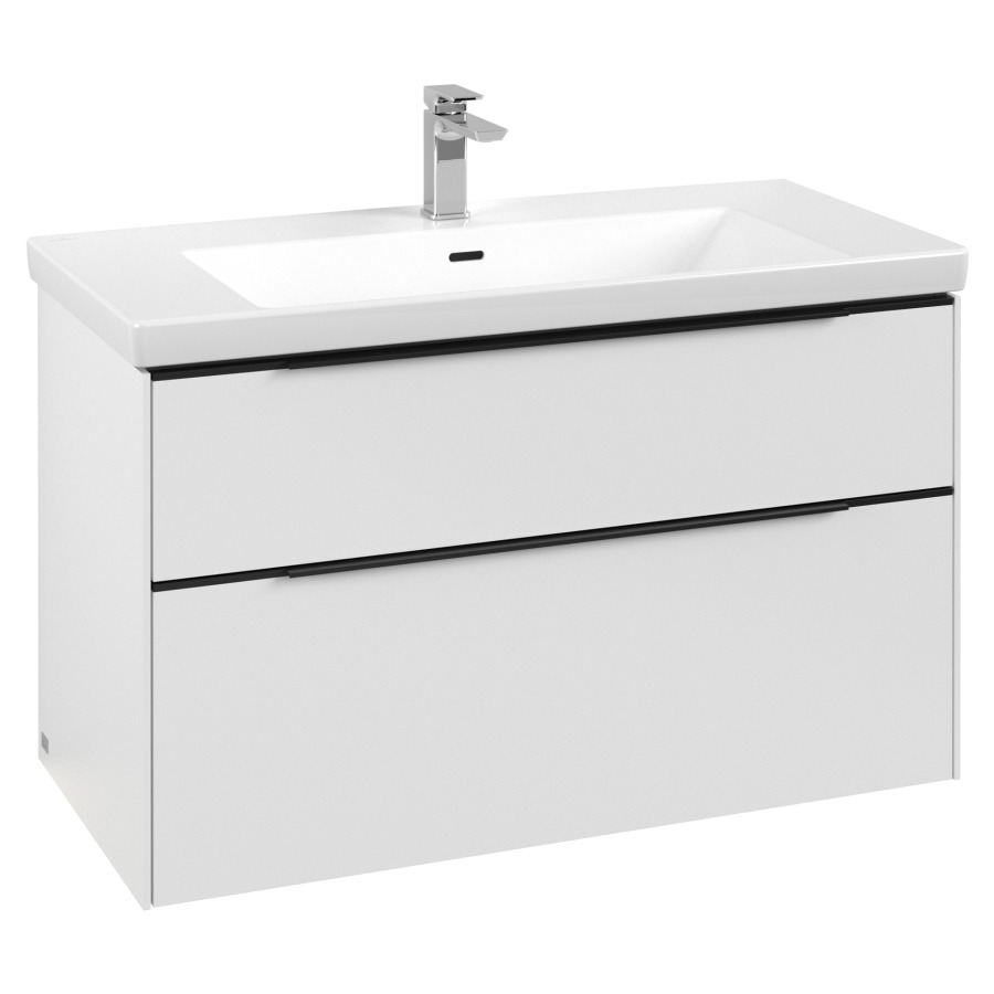 Élément inférieur SUBWAY 3.0
97,3 x 57,6 x 47,8 cm
pour lavabo Subway 3.0
100 cm, élément à 2 tiroirs
avec éclairage LED
