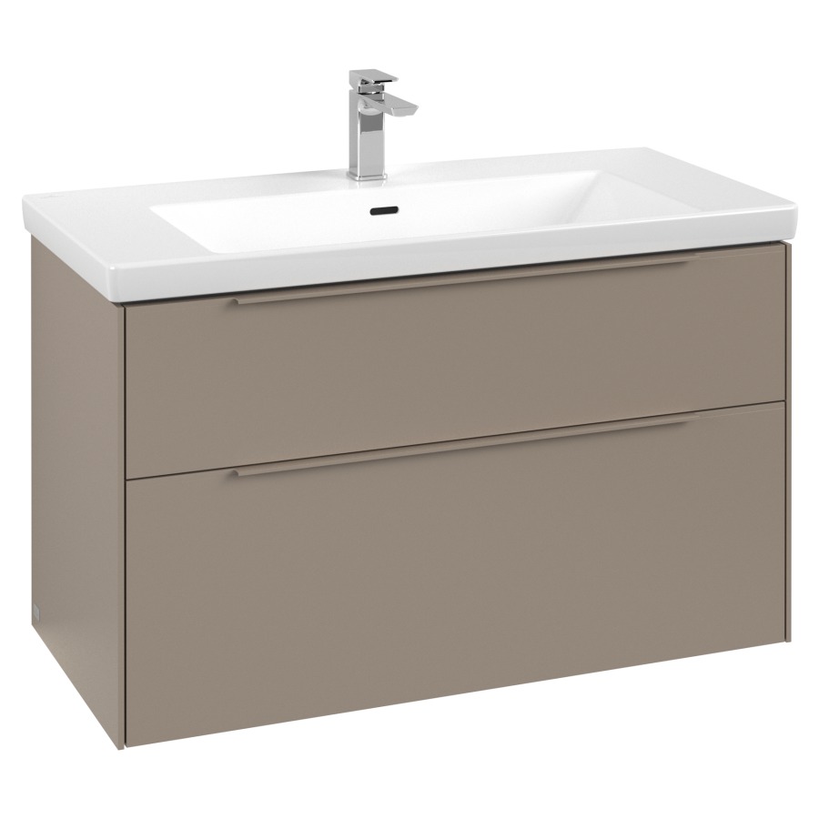 Élément inférieur SUBWAY 3.0
97,3 x 57,6 x 47,8 cm
pour lavabo Subway 3.0
100 cm, élément à 2 tiroirs
avec éclairage LED