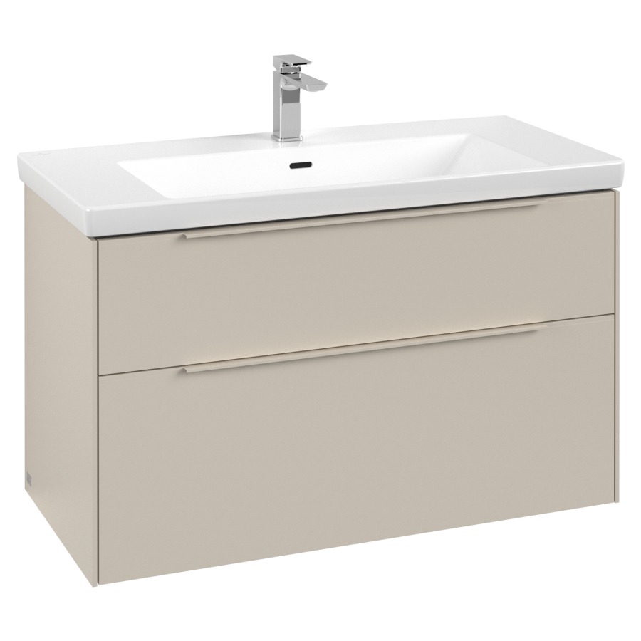 Élément inférieur SUBWAY 3.0
97,3 x 57,6 x 47,8 cm
pour lavabo Subway 3.0
100 cm, élément à 2 tiroirs
avec éclairage LED