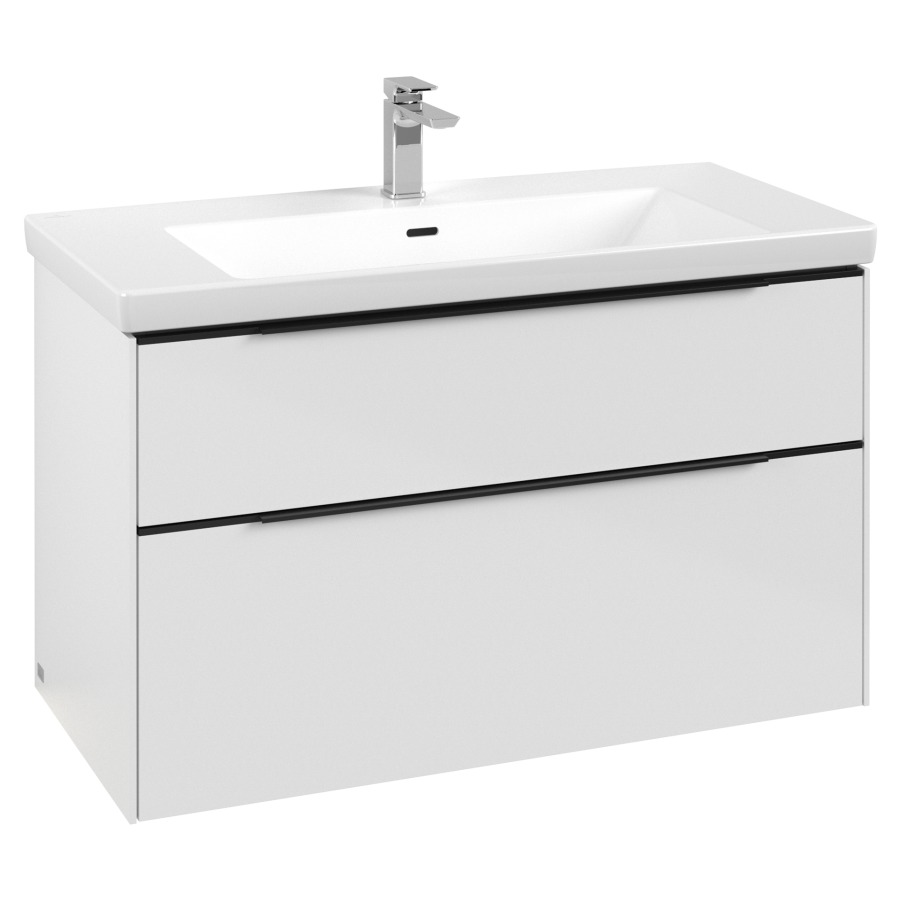 Élément inférieur SUBWAY 3.0
97,3 x 57,6 x 47,8 cm
pour lavabo Subway 3.0
100 cm, élément à 2 tiroirs
avec éclairage LED