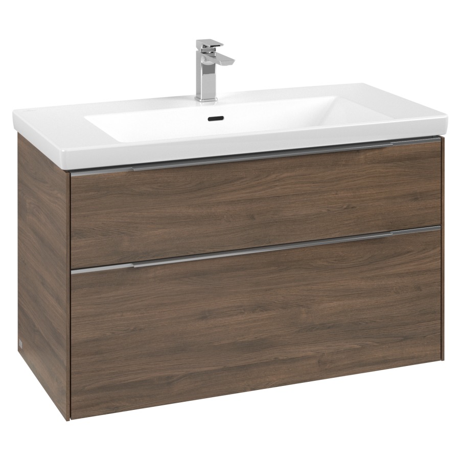 Élément inférieur SUBWAY 3.0
97,3 x 57,6 x 47,8 cm
pour lavabo Subway 3.0
100 cm, élément à 2 tiroirs
avec éclairage LED