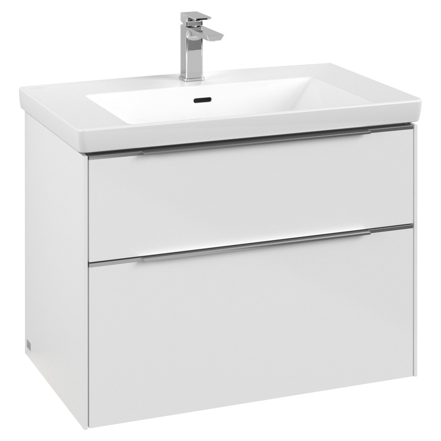 Élément inférieur SUBWAY 3.0
77,2 x 57,6 x 47,8 cm
pour lavabo Subway 3.0 80 cm
élément à 2 tiroirs
avec éclairage LED