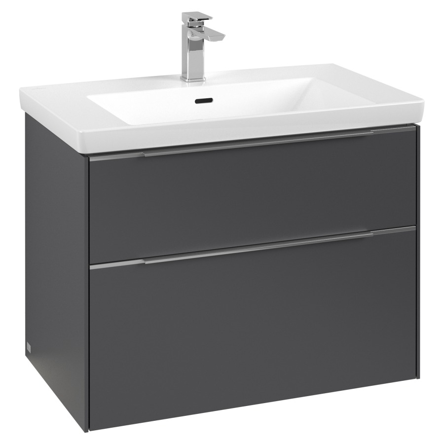 Élément inférieur SUBWAY 3.0
77,2 x 57,6 x 47,8 cm
pour lavabo Subway 3.0 80 cm
élément à 2 tiroirs
avec éclairage LED
