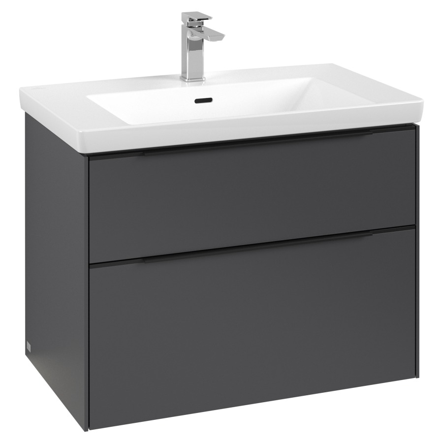 Élément inférieur SUBWAY 3.0
77,2 x 57,6 x 47,8 cm
pour lavabo Subway 3.0 80 cm
élément à 2 tiroirs
avec éclairage LED