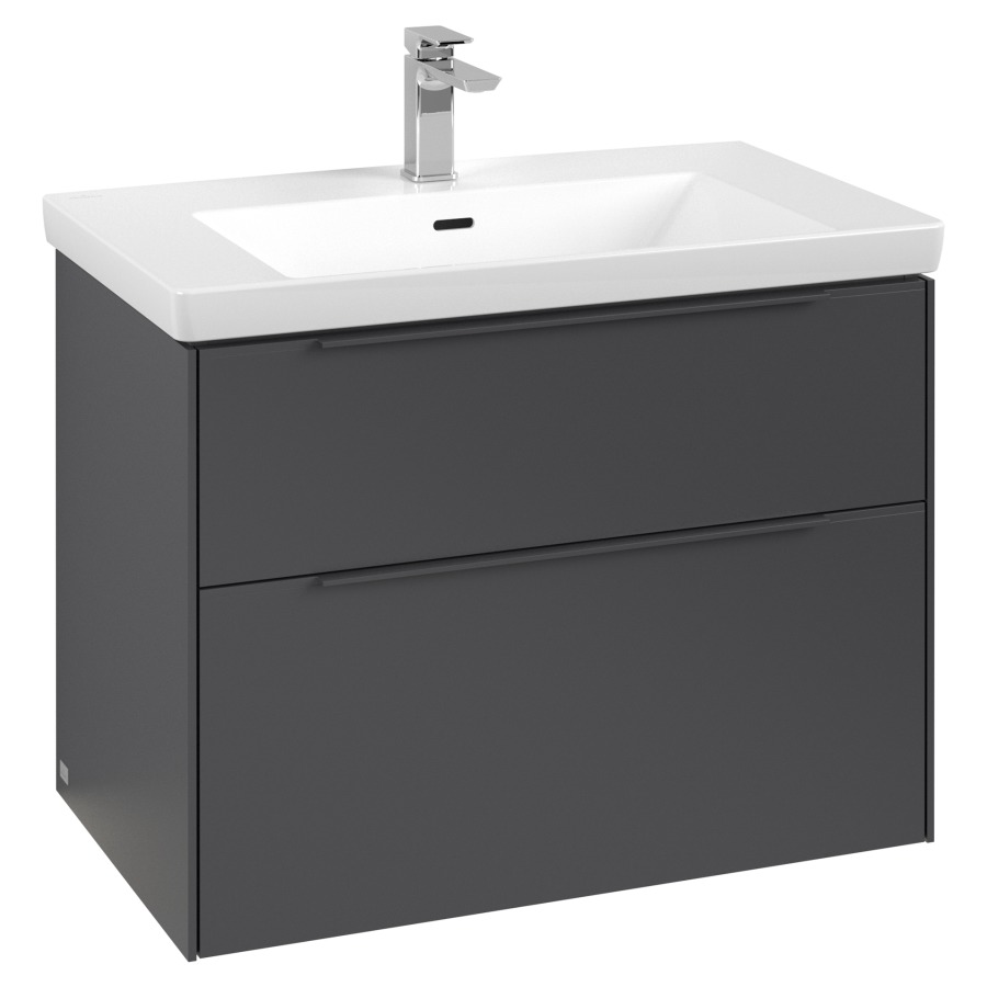 Élément inférieur SUBWAY 3.0
77,2 x 57,6 x 47,8 cm
pour lavabo Subway 3.0 80 cm
élément à 2 tiroirs
avec éclairage LED
