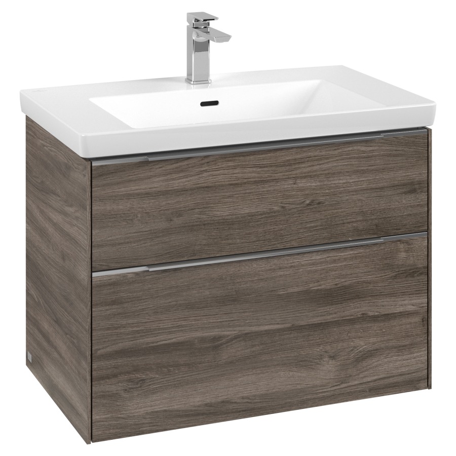 Élément inférieur SUBWAY 3.0
77,2 x 57,6 x 47,8 cm
pour lavabo Subway 3.0 80 cm
élément à 2 tiroirs
avec éclairage LED