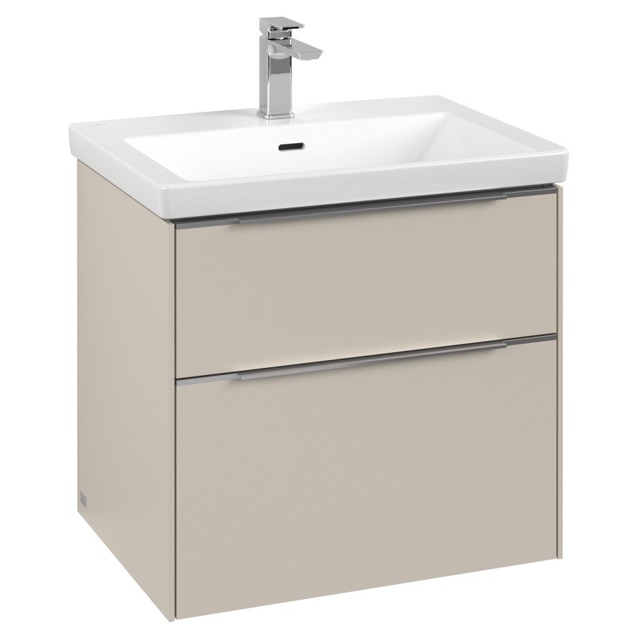 Élément inférieur SUBWAY 3.0
62,2 x 57,6 x 47,8 cm
pour lavabo Subway 3.0 65 cm
élément à 2 tiroirs
avec éclairage LED