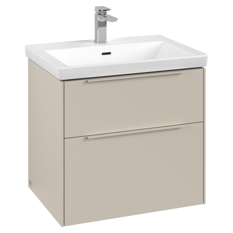 Élément inférieur SUBWAY 3.0
62,2 x 57,6 x 47,8 cm
pour lavabo Subway 3.0 65 cm
élément à 2 tiroirs
avec éclairage LED