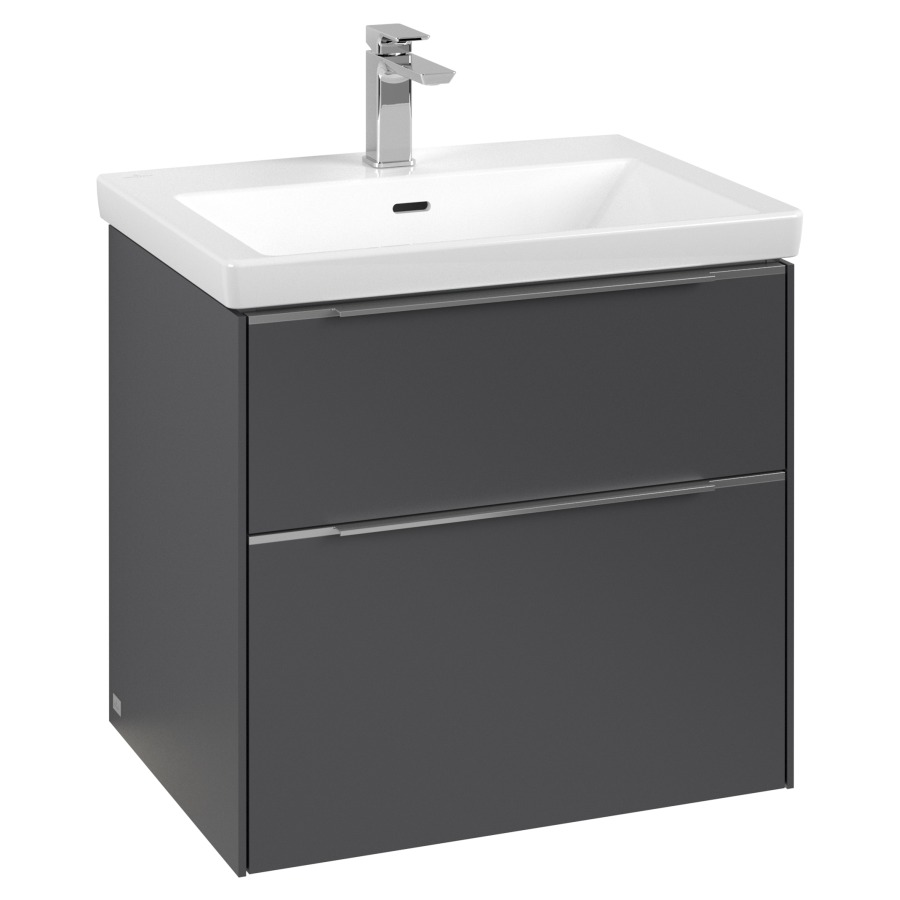 Élément inférieur SUBWAY 3.0
62,2 x 57,6 x 47,8 cm
pour lavabo Subway 3.0 65 cm
élément à 2 tiroirs
avec éclairage LED