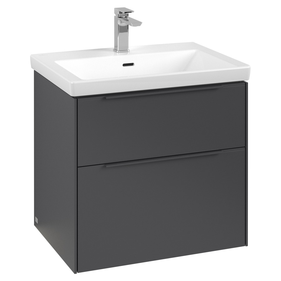 Élément inférieur SUBWAY 3.0
62,2 x 57,6 x 47,8 cm
pour lavabo Subway 3.0 65 cm
élément à 2 tiroirs
avec éclairage LED