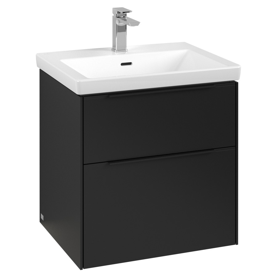 Élément inférieur SUBWAY 3.0
57,2 x 57,6 x 47,8 cm
pour lavabo Subway 3.0 60 cm
élément à 2 tiroirs
avec éclairage LED