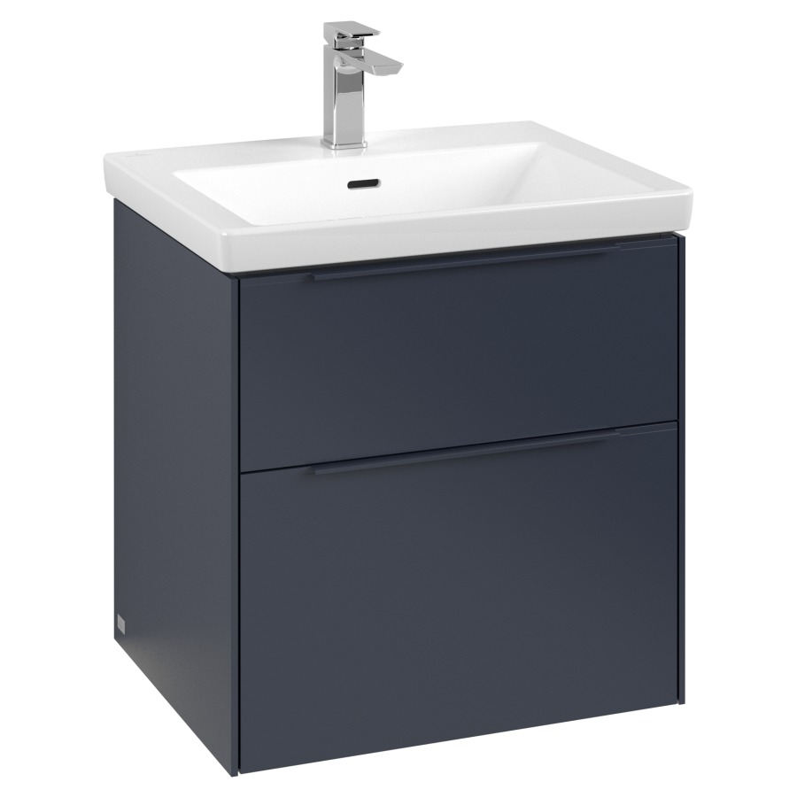 Élément inférieur SUBWAY 3.0
57,2 x 57,6 x 47,8 cm
pour lavabo Subway 3.0 60 cm
élément à 2 tiroirs
avec éclairage LED