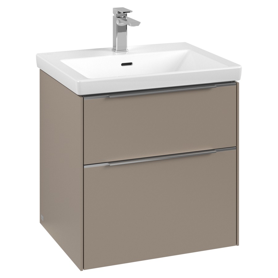 Élément inférieur SUBWAY 3.0
57,2 x 57,6 x 47,8 cm
pour lavabo Subway 3.0 60 cm
élément à 2 tiroirs
avec éclairage LED