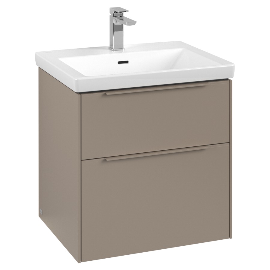Élément inférieur SUBWAY 3.0
57,2 x 57,6 x 47,8 cm
pour lavabo Subway 3.0 60 cm
élément à 2 tiroirs
avec éclairage LED