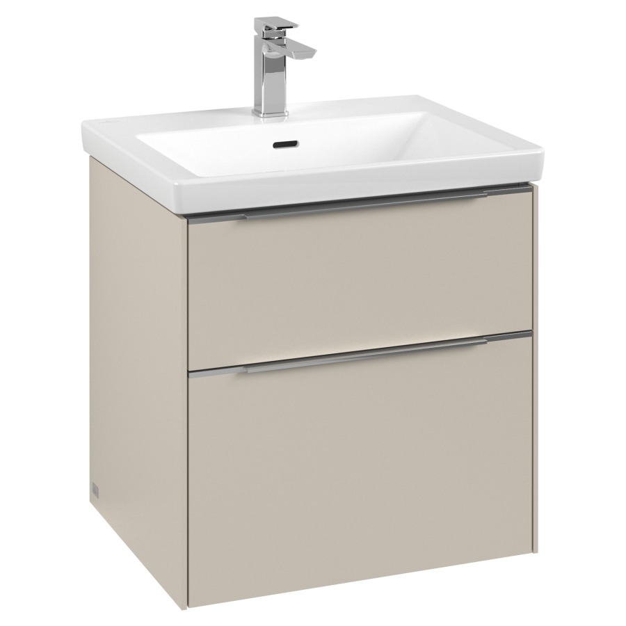 Élément inférieur SUBWAY 3.0
57,2 x 57,6 x 47,8 cm
pour lavabo Subway 3.0 60 cm
élément à 2 tiroirs
avec éclairage LED