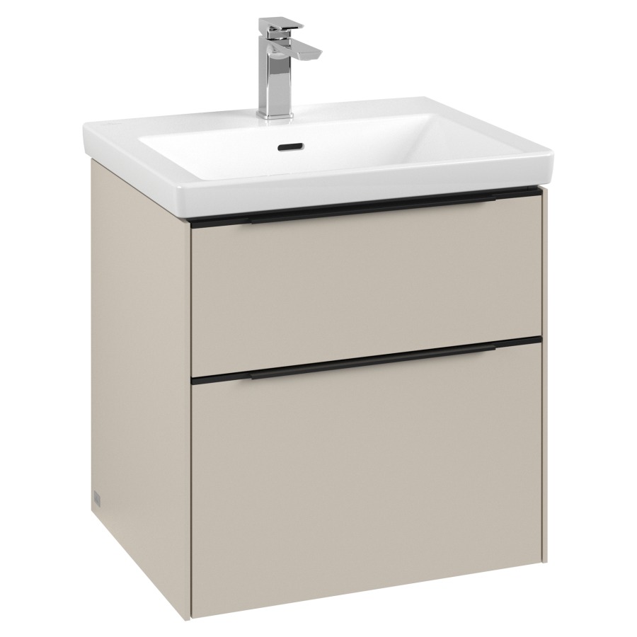 Élément inférieur SUBWAY 3.0
57,2 x 57,6 x 47,8 cm
pour lavabo Subway 3.0 60 cm
élément à 2 tiroirs
avec éclairage LED