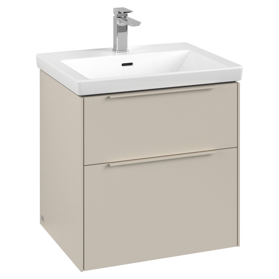 Élément inférieur SUBWAY 3.0
57,2 x 57,6 x 47,8 cm
pour lavabo Subway 3.0 60 cm
élément à 2 tiroirs
avec éclairage LED