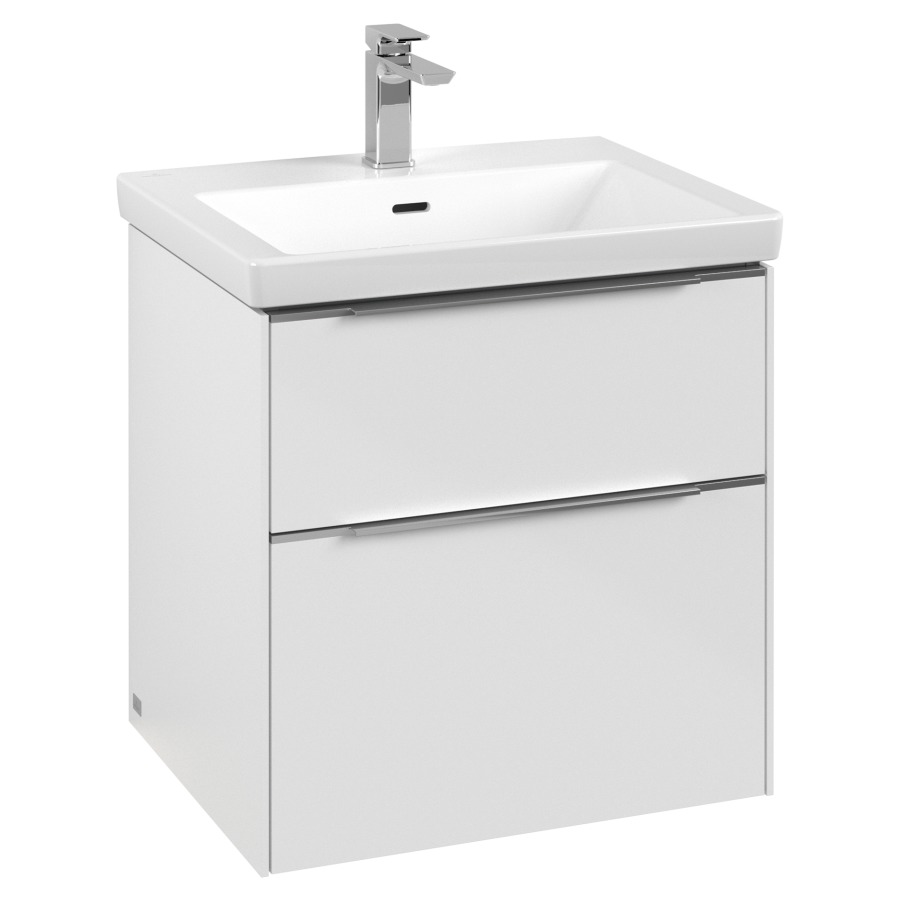 Élément inférieur SUBWAY 3.0
57,2 x 57,6 x 47,8 cm
pour lavabo Subway 3.0 60 cm
élément à 2 tiroirs
avec éclairage LED