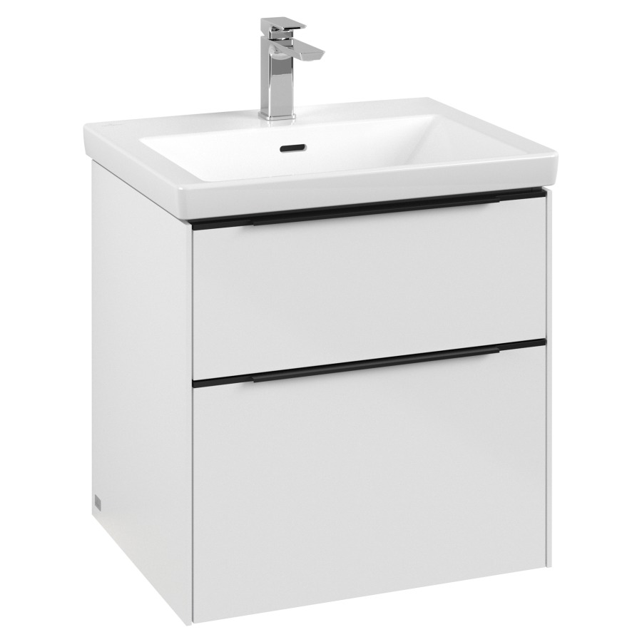 Élément inférieur SUBWAY 3.0
57,2 x 57,6 x 47,8 cm
pour lavabo Subway 3.0 60 cm
élément à 2 tiroirs
avec éclairage LED