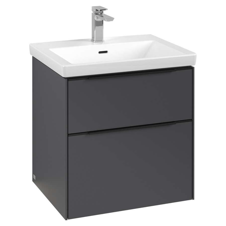 Élément inférieur SUBWAY 3.0
57,2 x 57,6 x 47,8 cm
pour lavabo Subway 3.0 60 cm
élément à 2 tiroirs
avec éclairage LED