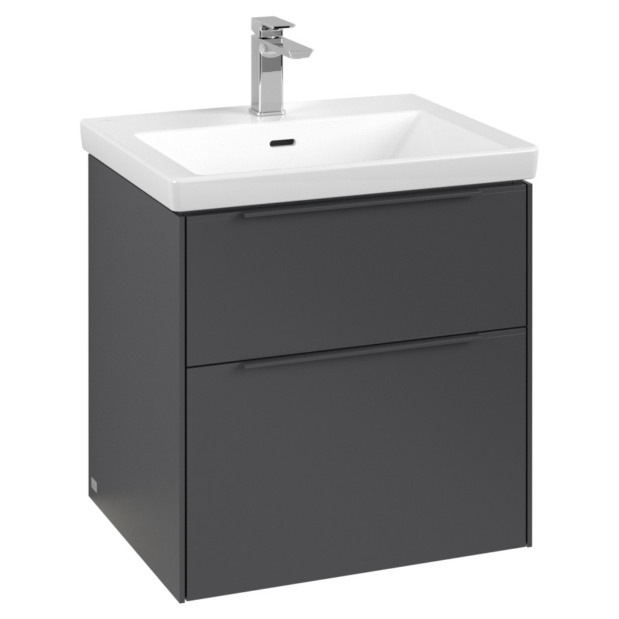 Élément inférieur SUBWAY 3.0
57,2 x 57,6 x 47,8 cm
pour lavabo Subway 3.0 60 cm
élément à 2 tiroirs
avec éclairage LED