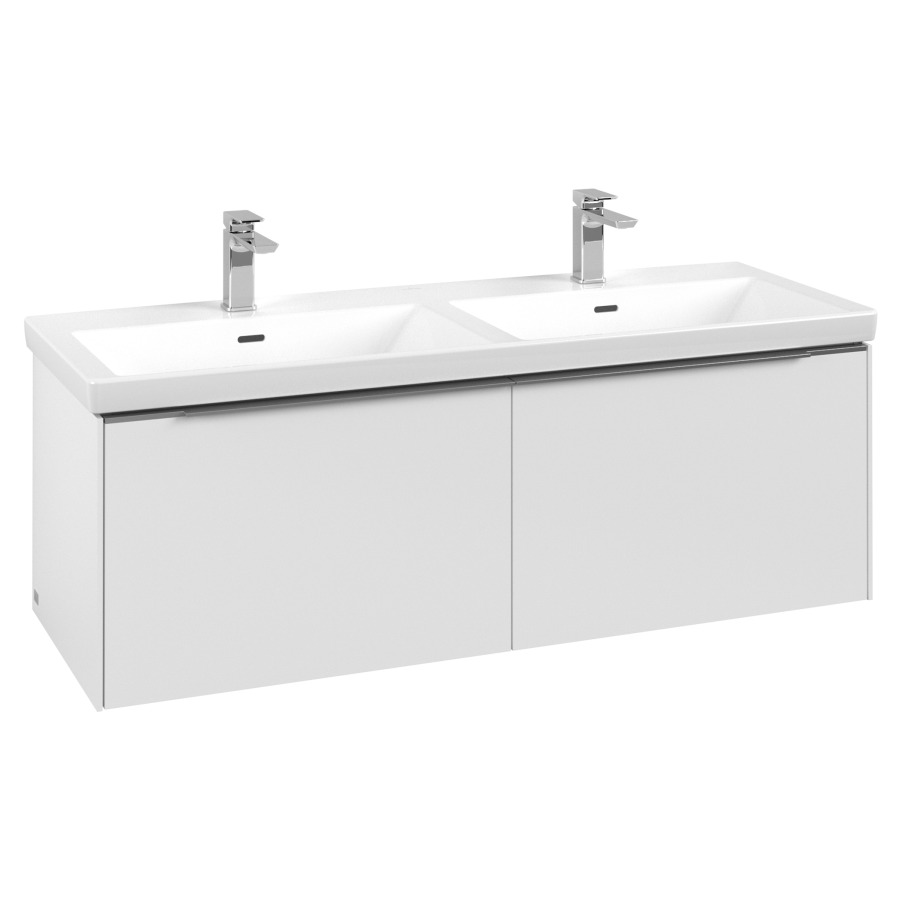 Élément inférieur SUBWAY 3.0
127,2 x 42,9 x 47,8 cm
pour lavabo double Subway 3.0
130 cm, 2 éléments à chacune
1 tiroir