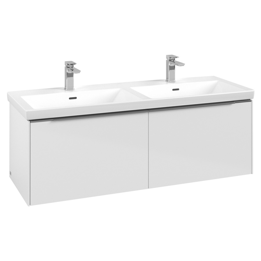 Élément inférieur SUBWAY 3.0
127,2 x 42,9 x 47,8 cm
pour lavabo double Subway 3.0
130 cm, 2 éléments à chacune
1 tiroir