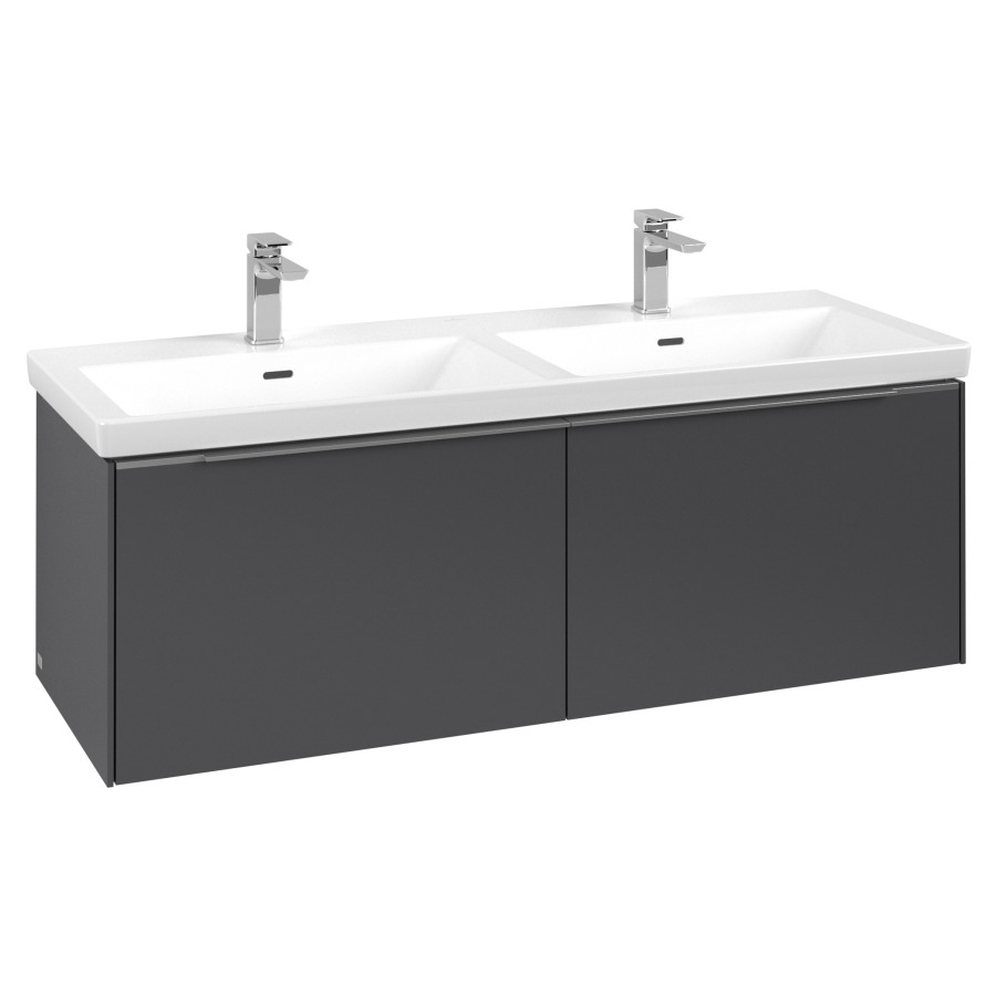 Élément inférieur SUBWAY 3.0
127,2 x 42,9 x 47,8 cm
pour lavabo double Subway 3.0
130 cm, 2 éléments à chacune
1 tiroir