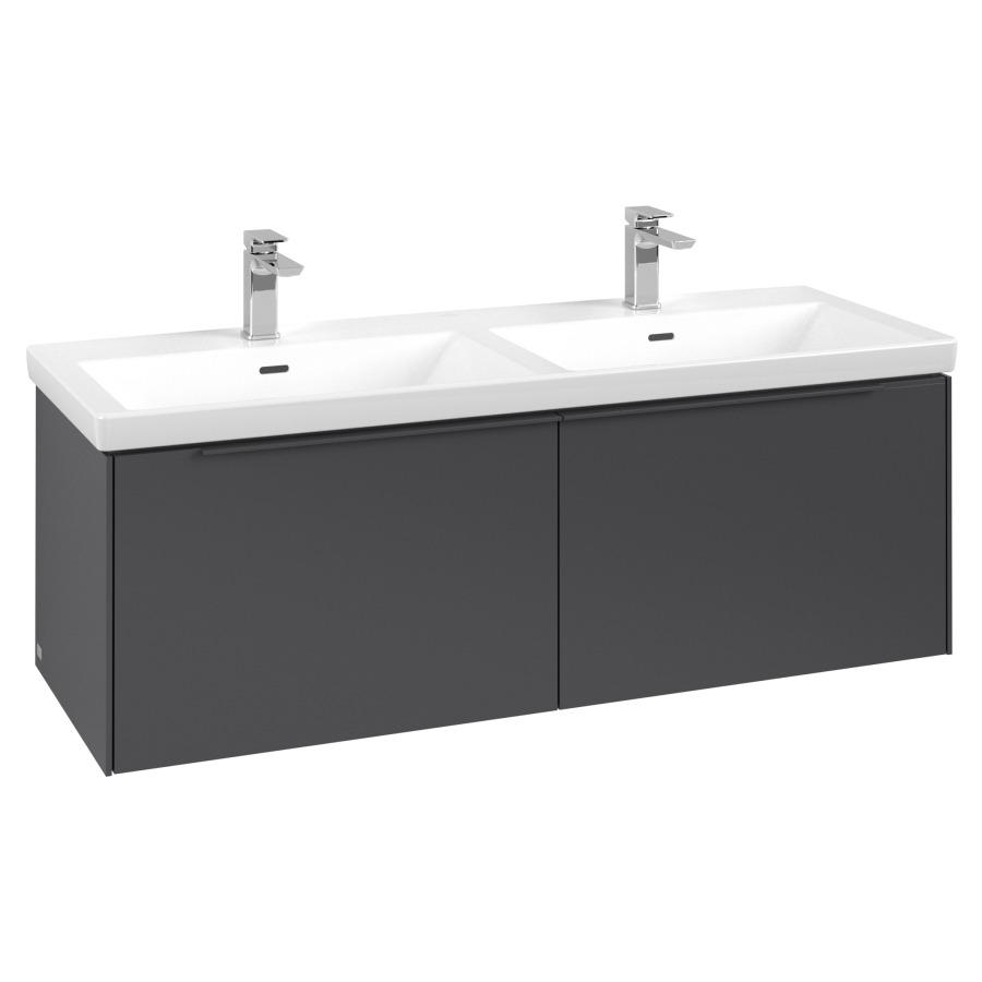 Élément inférieur SUBWAY 3.0
127,2 x 42,9 x 47,8 cm
pour lavabo double Subway 3.0
130 cm, 2 éléments à chacune
1 tiroir