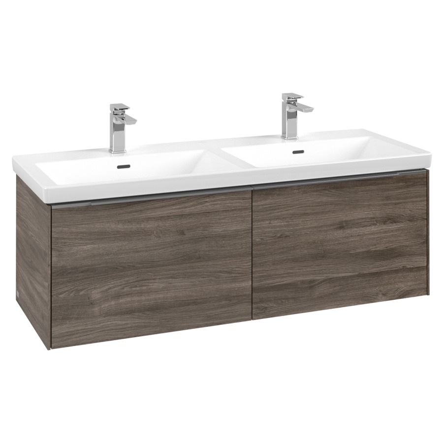 Élément inférieur SUBWAY 3.0
127,2 x 42,9 x 47,8 cm
pour lavabo double Subway 3.0
130 cm, 2 éléments à chacune
1 tiroir