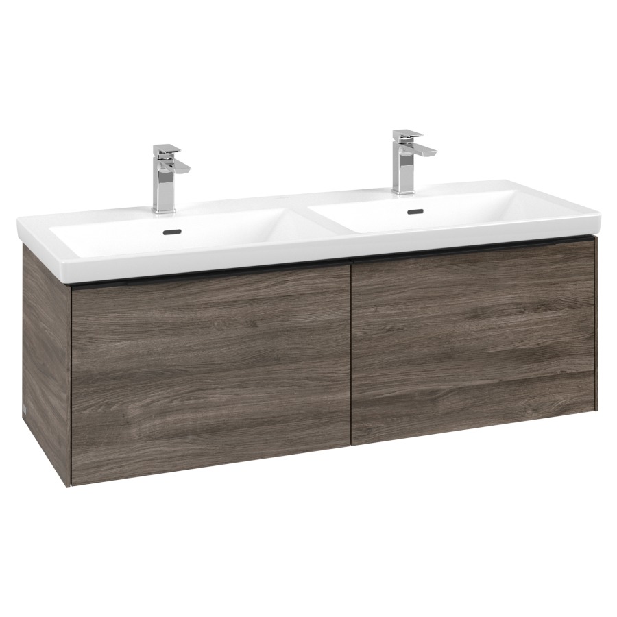 Élément inférieur SUBWAY 3.0
127,2 x 42,9 x 47,8 cm
pour lavabo double Subway 3.0
130 cm, 2 éléments à chacune
1 tiroir