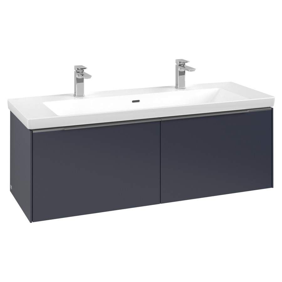 Élément inférieur SUBWAY 3.0
127,2 x 42,9 x 47,8 cm
pour lavabo Subway 3.0 130 cm
élément à 2 tiroirs