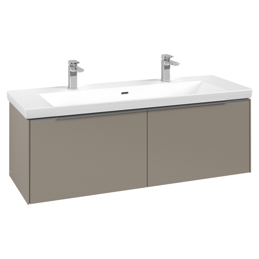 Élément inférieur SUBWAY 3.0
127,2 x 42,9 x 47,8 cm
pour lavabo Subway 3.0 130 cm
élément à 2 tiroirs