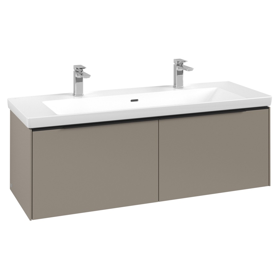Élément inférieur SUBWAY 3.0
127,2 x 42,9 x 47,8 cm
pour lavabo Subway 3.0 130 cm
élément à 2 tiroirs