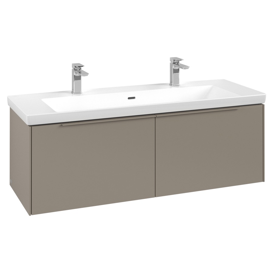 Élément inférieur SUBWAY 3.0
127,2 x 42,9 x 47,8 cm
pour lavabo Subway 3.0 130 cm
élément à 2 tiroirs