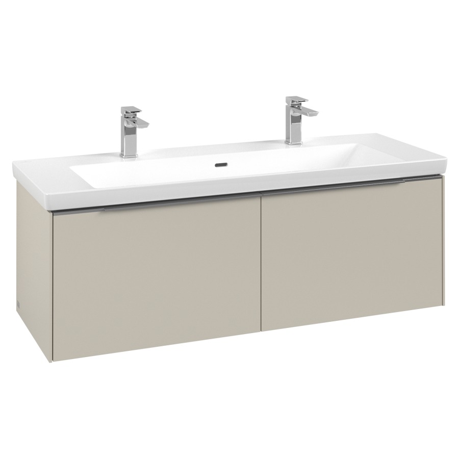 Élément inférieur SUBWAY 3.0
127,2 x 42,9 x 47,8 cm
pour lavabo Subway 3.0 130 cm
élément à 2 tiroirs